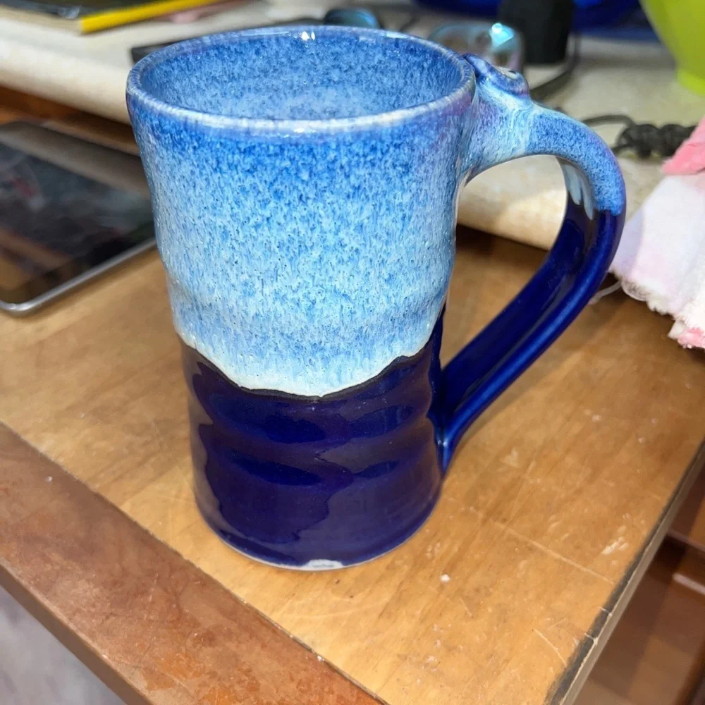 Blue Ceramic Mug